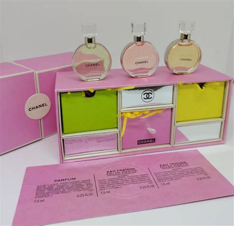 chanel perfume gift set chance